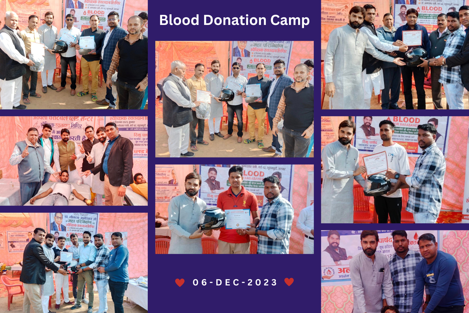 Commemorating Babasaheb’s Mahaparinirvan Diwas with a Blood Donation Camp